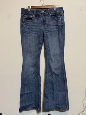 American Eagle Outfitters Medium Dark Blue Bootcut Jeans 12